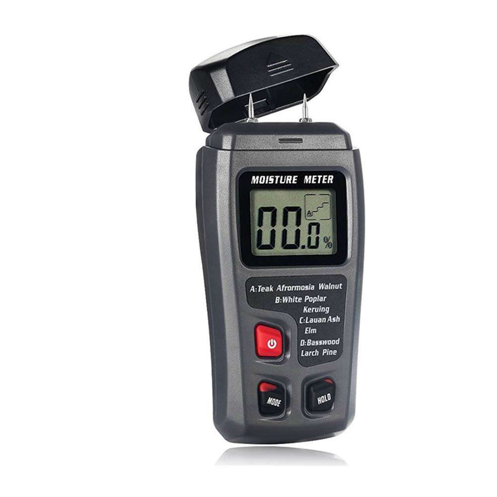 CICIN Moisture Meter for Wood, Double Pin Type Measure Firewood/Furniture/Floor/Trees/Carton/Soil Moisture Content Meter