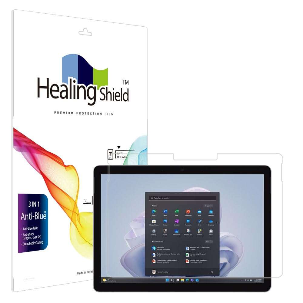 Muellery Healingshield Screen Protector Eye Protection Anti UV Blue Ray Film Compatible with Microsoft Surface Go 4