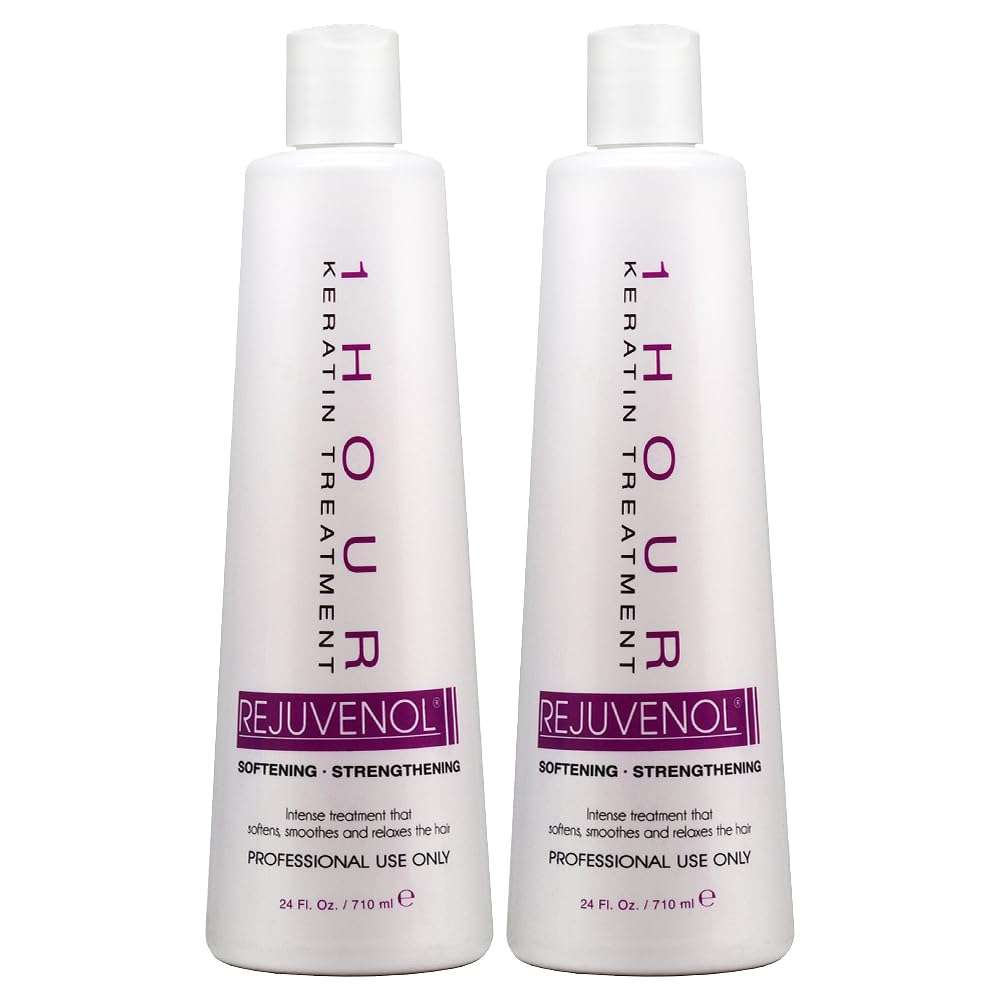Rejuvenol 1hour Keratin Treatment 24oz (Pack of 2)