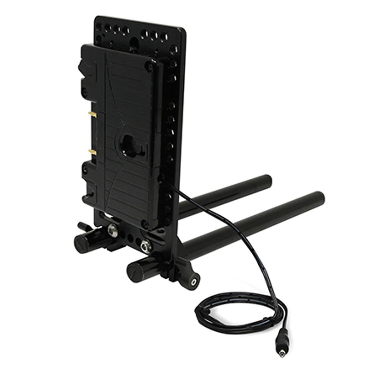 Core SWX 15mm Rail Mount Cheese Plate with 3-Stud Battery Plate and 18" LEMO Power Cable for Canon C200/C300 Mark II