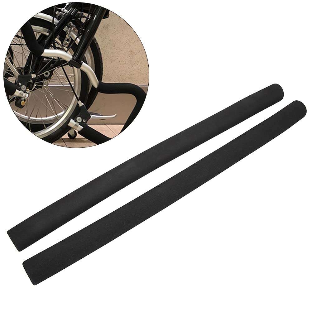 Felenny 2 Pack Bike Handlebar Grips, Foam Grip Tubing Soft Cuttable Bicycle Tube Cover Handlebar Grips for Road Racing Mountan Bike Accessories Inner Diameter 22mm/0.86inch