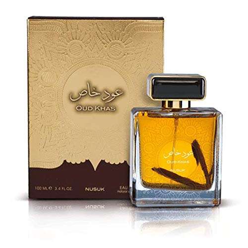 Nusuk Oud Khas, Natural Spray, Eau-De-Perfume 100ml (3.4 FL. Oz), Unisex Premium Quality Perfume, Imported Fragrance Designed in Dubai (UAE)