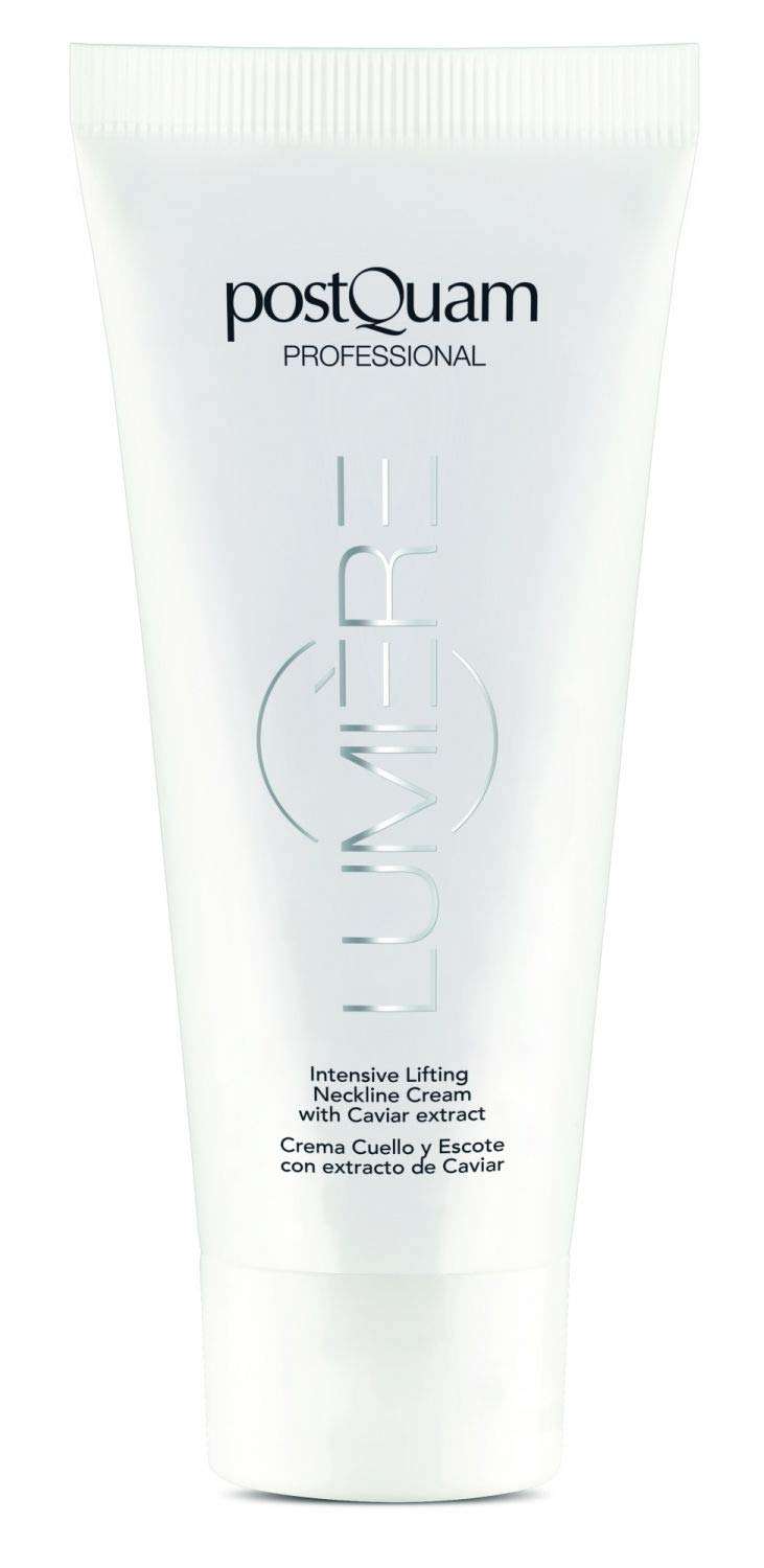 POSTQUAM Professional Neck Cream + Caviar Neckline 150ml - Spanish Beauty - Helps Minimizes The Signs Of Aging It - Reaffirms - Provides Elasticity - Personal Care
