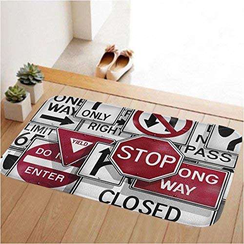 WorldCare® Non Slip Bath Kitchen Front Indoor Floor Entrance Rug Door Carpet (Imported Item)30418