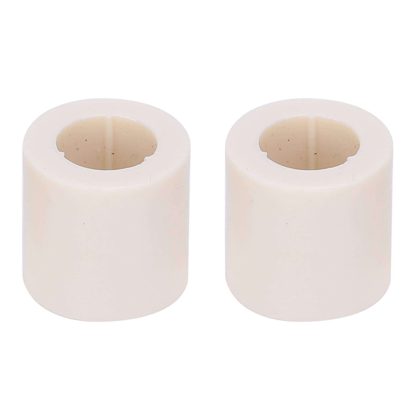 Keenso Billiard Cue Stick Ferrules 40pcs Fiber Billiards Stick Pool Cue Ferrules Tubes Replacement Parts Repair Accessories (0.5 inch)