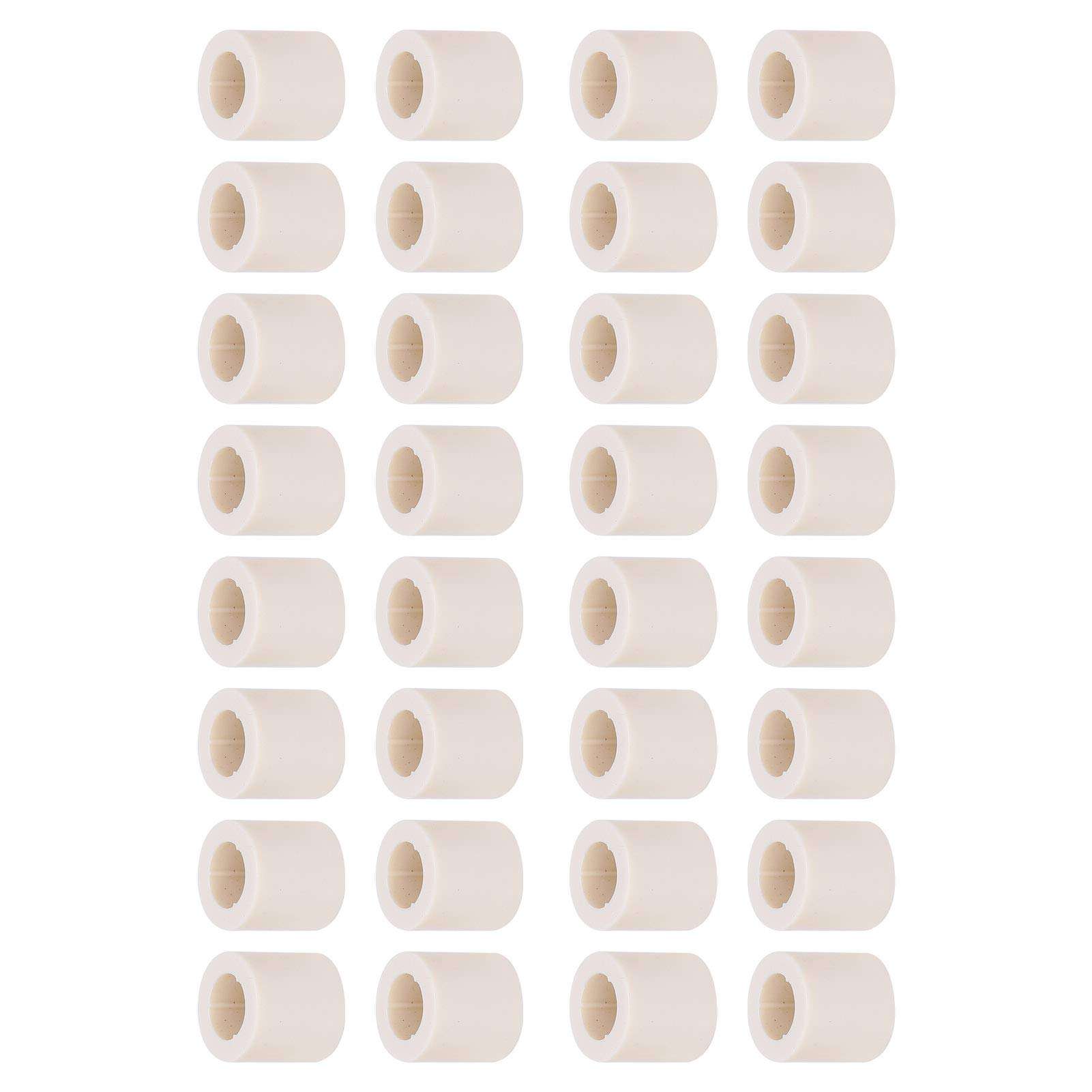 01 Billiard Cue Stick Ferrules, Ferrules Tubes Replacement Parts Billiard Accessories Snooker Pool Repair Parts 40pcs Pool Cue Ferrule for Replacement Parts13MM, 0.5 inch