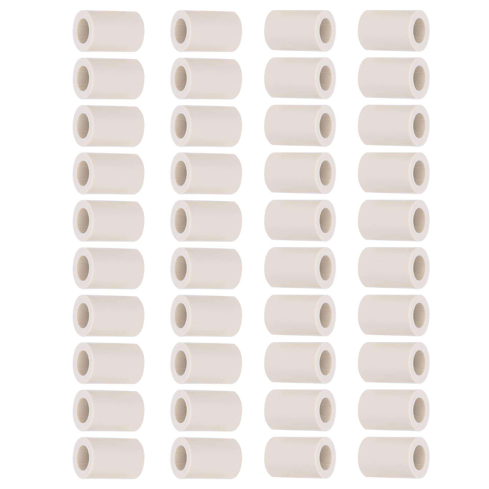 Billiard Cue Stick Ferrules, Ferrules Tubes Replacement Parts Billiard Accessories Snooker Pool Repair Parts 40pcs Pool Cue Ferrule for Replacement Parts(13MM, 0.8 inch)