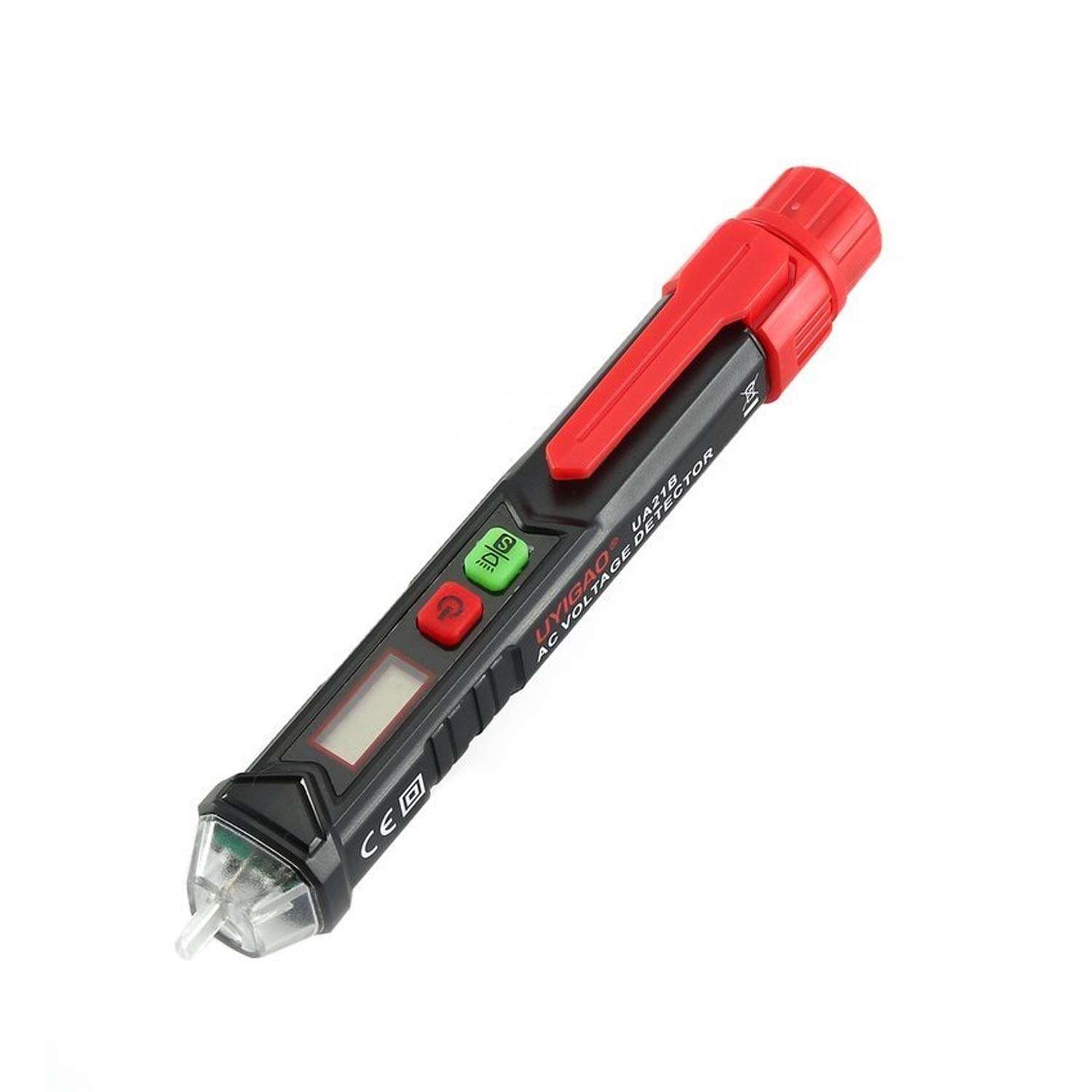 Precise Instrument Non-Contact Electric Tester Pen AC Voltage Detector Pen with LED Light Voltage Electric Detectors Tester UA21B