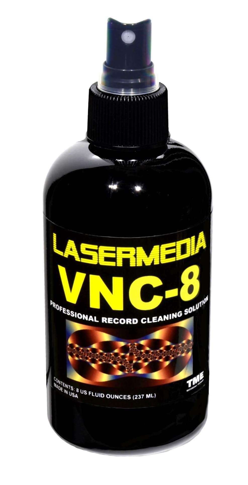 Lasermedia Vinyl Record Cleaning Solution Fluid Professional Residue Free 8 Oz (237 ML) Spray Bottle VNC-8 Made in USA- Tariff Free