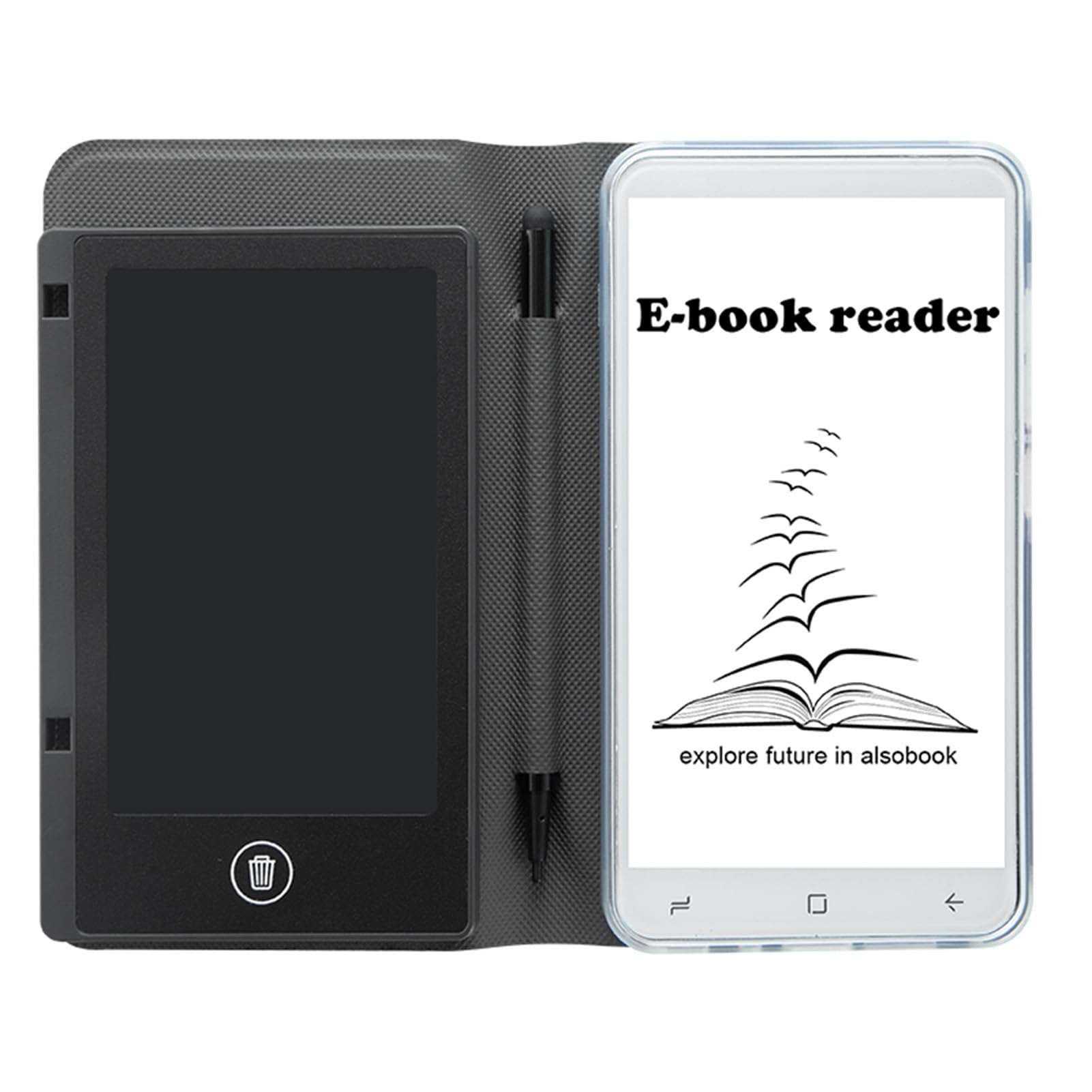Snnozy 5.0-Inch E-Book Reader Built-in Speaker 5M Camera E-Reader with Handwriting Tablet for Extracurricular Learning Audio Video PDF Reader