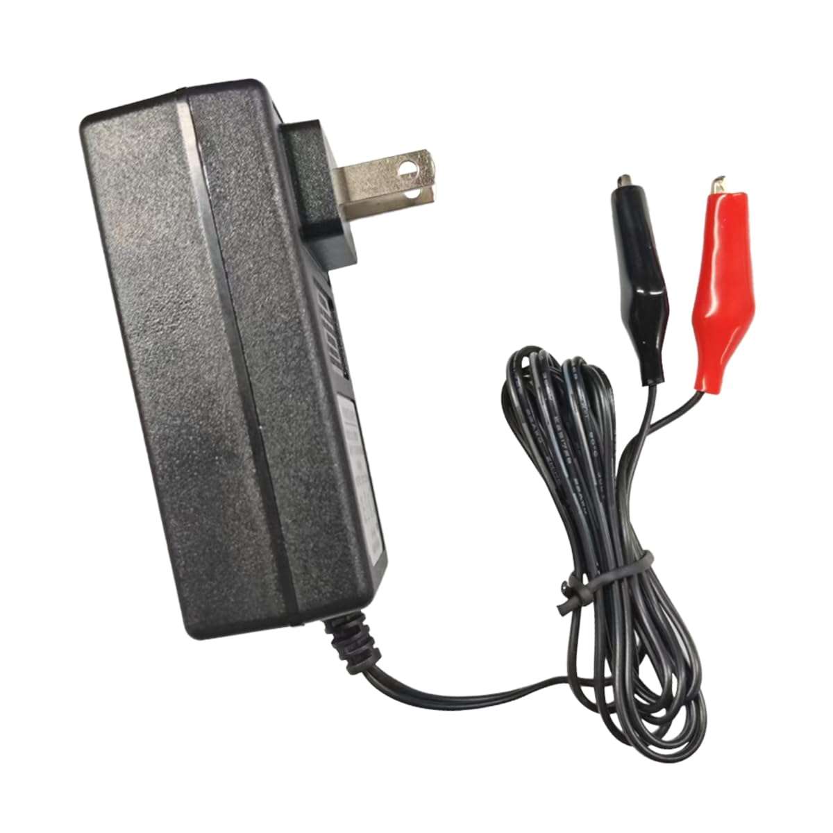 DUSCOKE 12V Sealed Lead Acid Smart Battery Charger SLA Maintainer, Automatic Car Battery Charger with LED Charge Status Indicator Light & Alligator Clips, Compatible with Car Motorcycle Truck