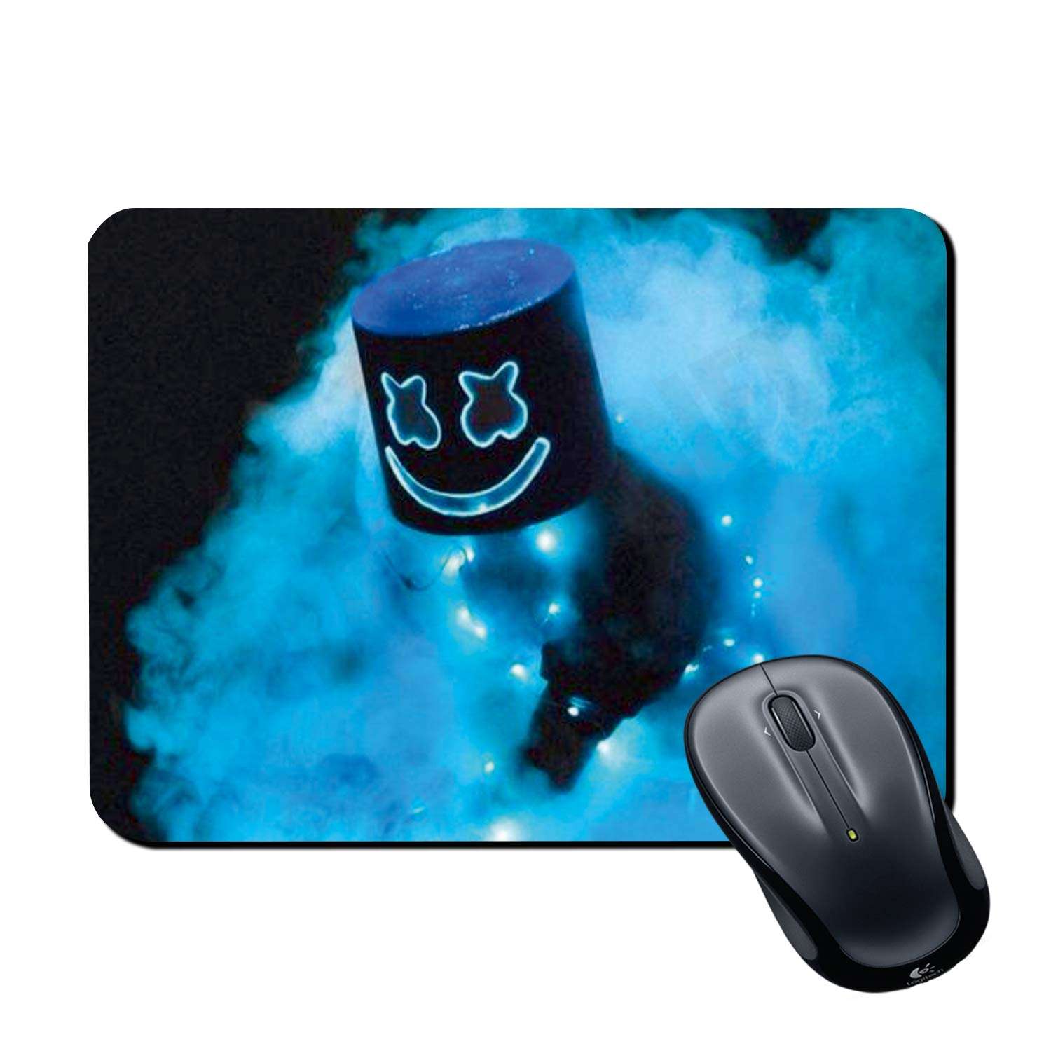 Plan To Gift Gaming Mouse Pad X X Smily Fog Landscape Printed Multicolour Size 7x8.8 inches