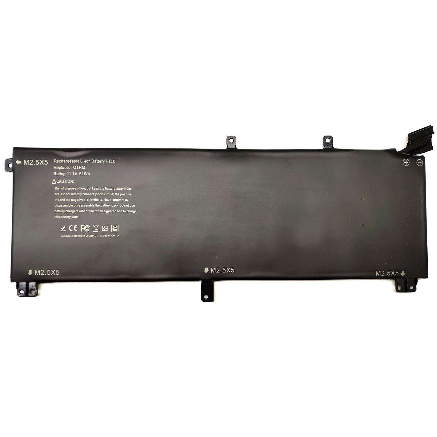 MLKB T0TRM TOTRM Laptop Battery Compatible with Dell XPS 15 9530 Precision M3800 245RR 0H76MY H76MV 7D1WJ 07D1WJ Y758W BT04XL(11.1V 61WH)
