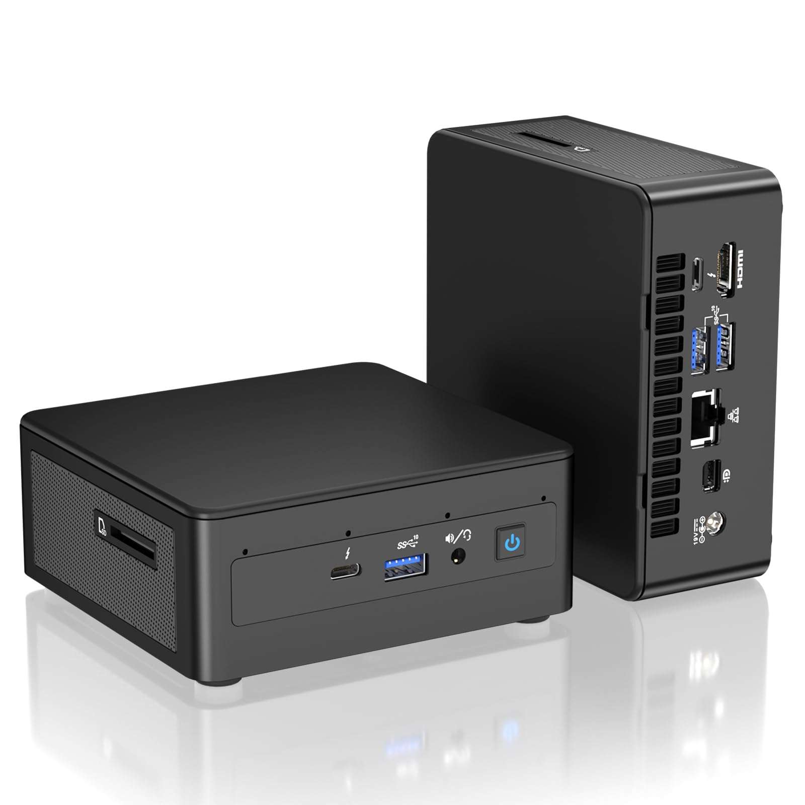 Intel Mini PC, Intel NUC 11 Barebone with Intel Core i7-1165G7(4C/8T, Up to 4.7 GHz), Intel Mini Comoputer Support 8K, Bluetooth 5.2, WIFI6, 2 x Thunderbolt 3, 1 x HDMI 2.0. NO SSD. NO RAM. NO OS.