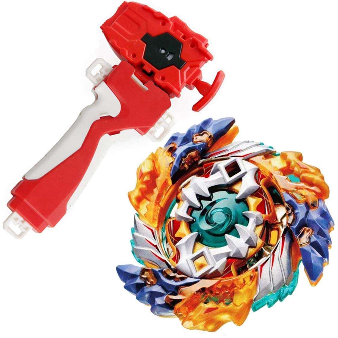 Bey Battle Evolution Blade Turbo Random String Launcher Grip God Bay B-122 Booster Spryzen Geist Fafnir.8' Spinning Top Games & Accessories Bey Burst Gaming Tops Battling Gyro Starter Set Gift for Boy