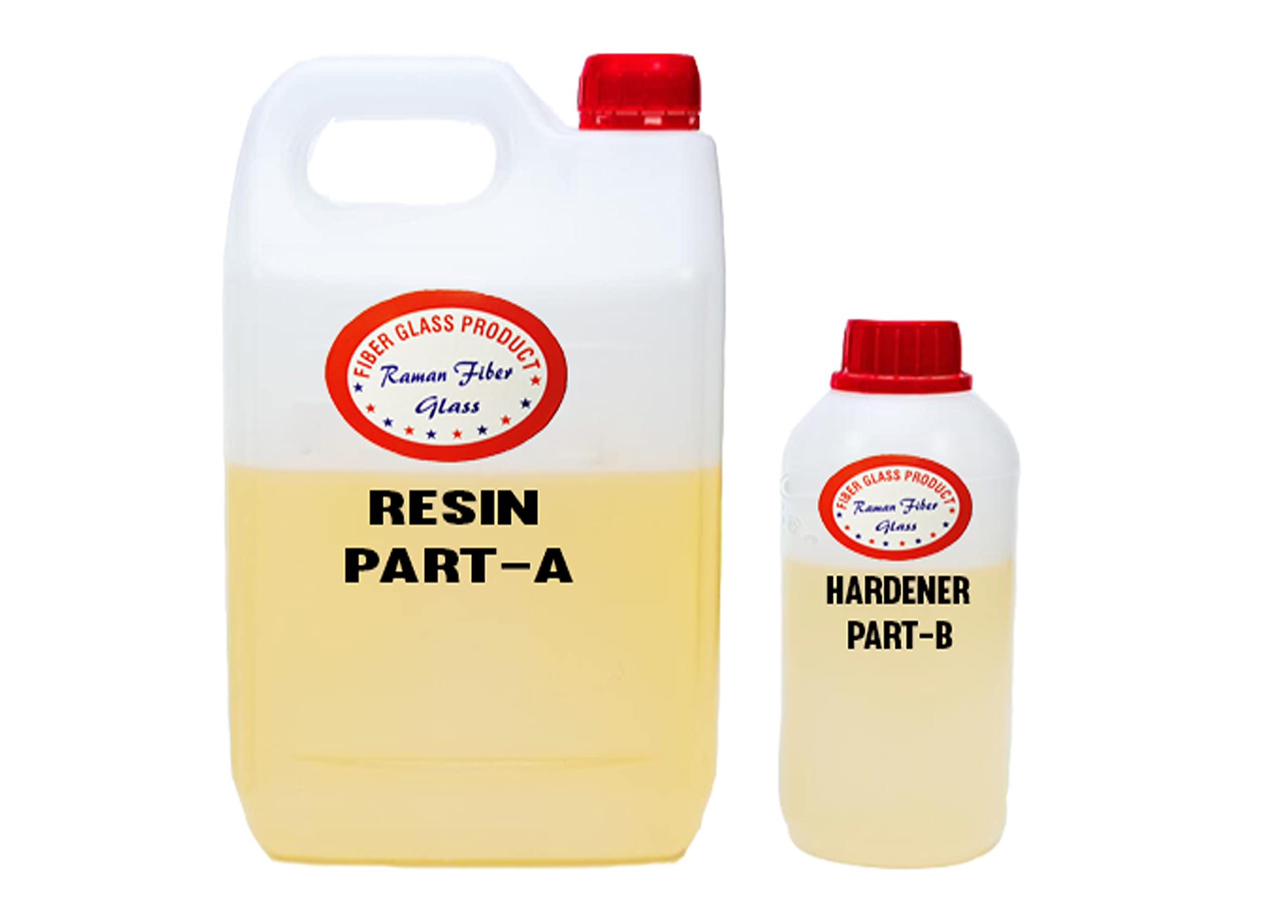 RAMAN FIBER GLASS® Crystal Clear Epoxy Art Resin Kit (2 kg)