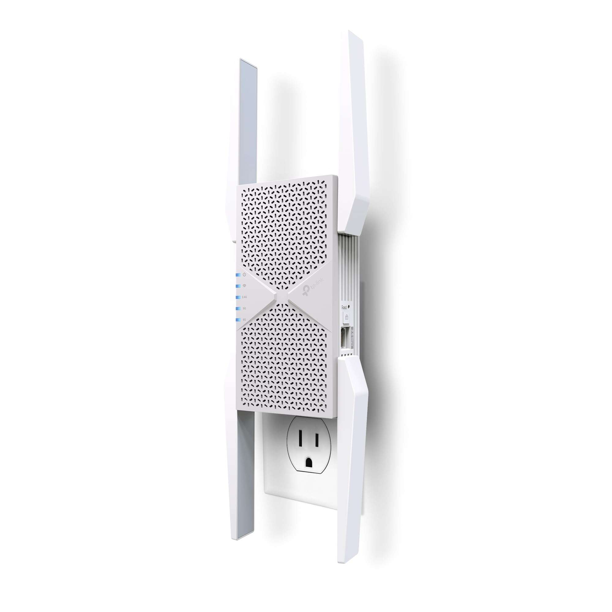 TP-Link BE10000 Wi-Fi 7 Range Extender RE653BE | 10 Gbps Tri-Band Wireless Repeater | 2.5 Gbps Ethernet Port | Internet Signal Booster for Home | Up to 2800 sq.ft, 128 Devices | 6 GHz, MLO, EasyMesh