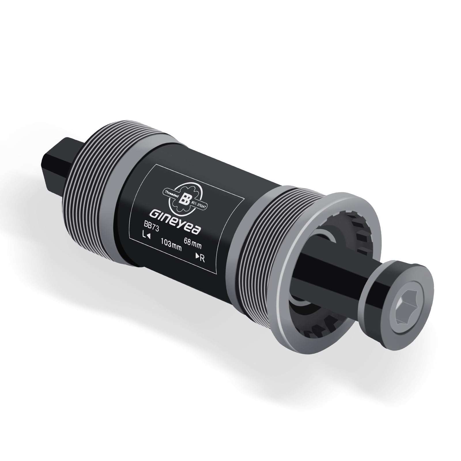 Meteorolite Taper Bottom Bracket - Durable Bottom Bracket for Mountain Bike - Reliable Hole Crank Axis and 620L Spindle - Enhanced Mountain Bike Crankshaft