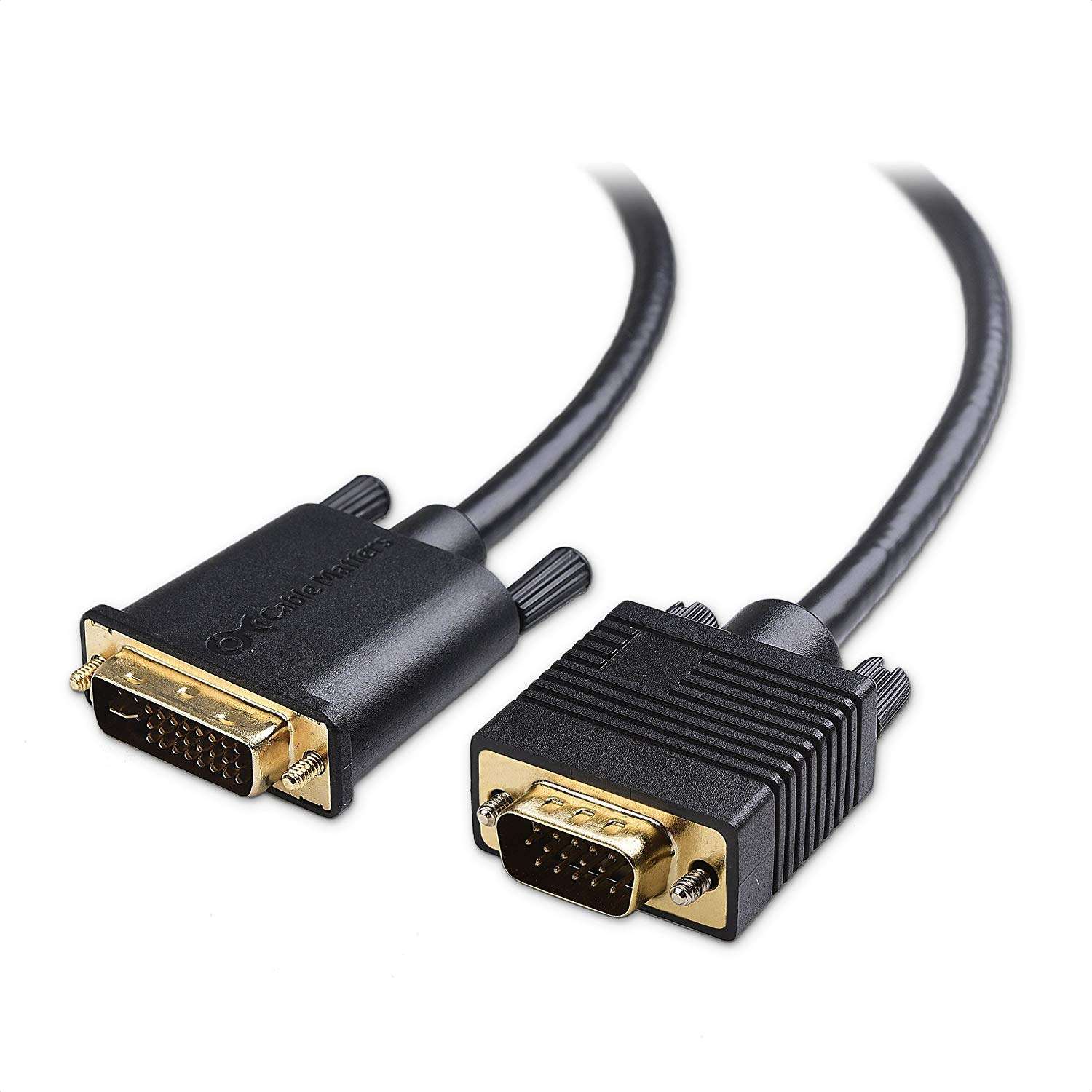 Cable Matters VGA to DVI-I Cable (DVI-I to VGA, DVIto VGAVGAto DVICable) Only Works withDVI-I with 24+5 Pins 6 Feet