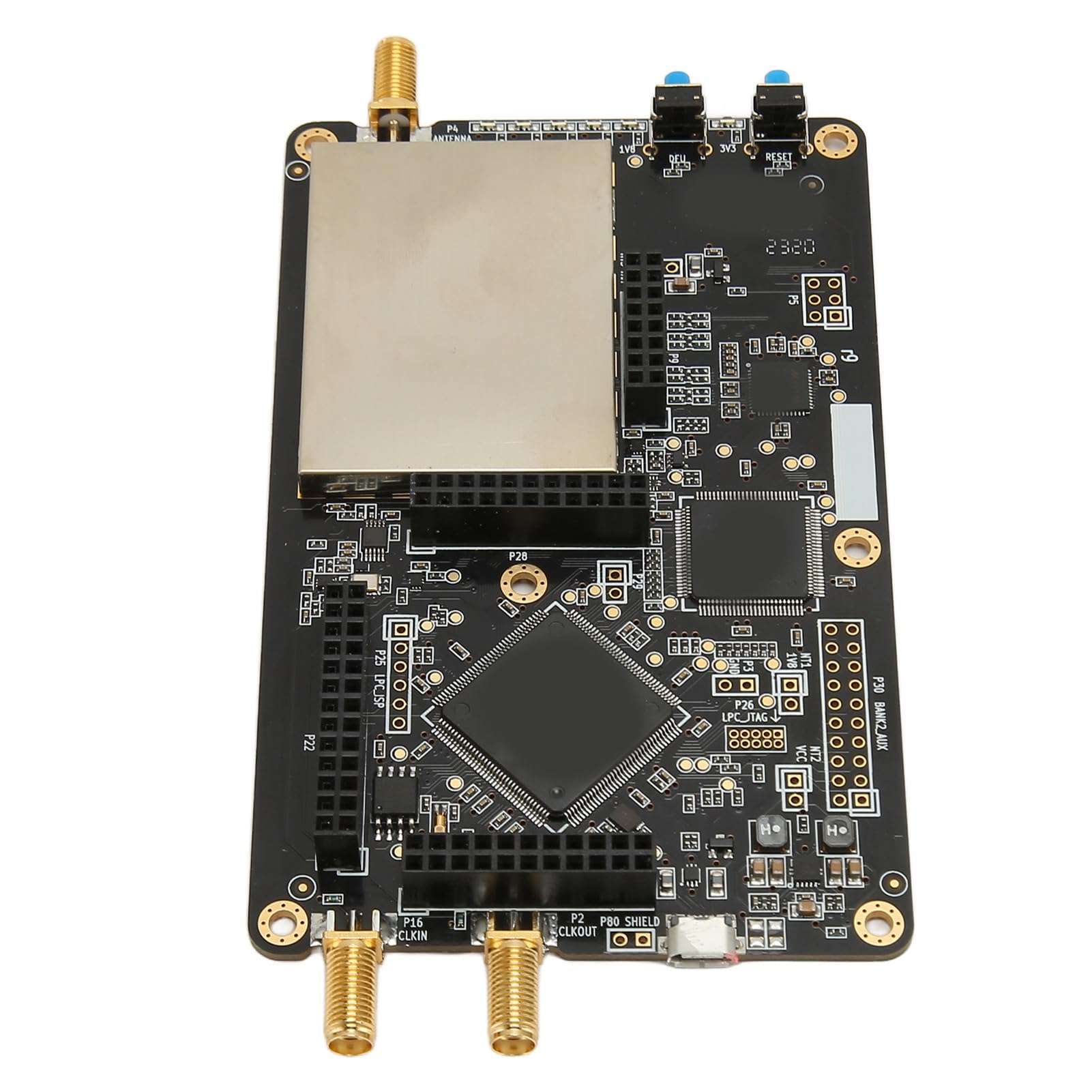 DAUZ SDR Development Board, Stable Performance Software Defined Radio Platform Excellent PCB for 1MHz‑6GHz Radio Testing (Mainboard USB SMA Antenna), DAUZhqzt5ysgmu-12