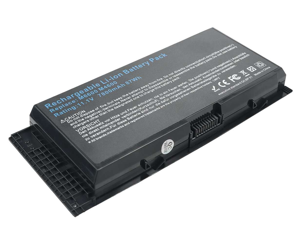 HUSAN New FV993 Laptop Battery for Dell Precision M4600 M4700 M4800 M6600 M6700 M6800, fit FJJ4W PG6RC 7DWMT JHYP2 K4RDX