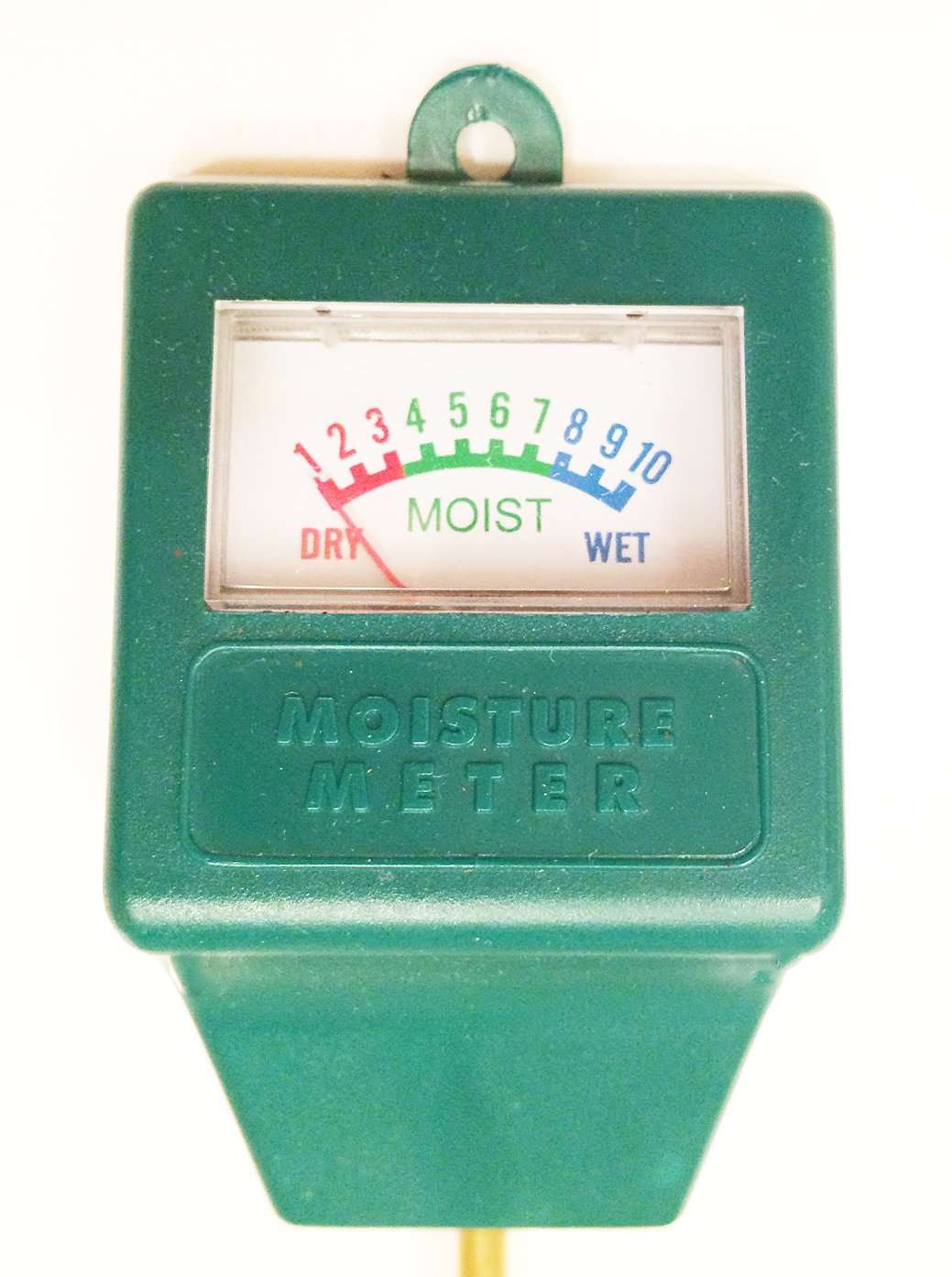 2 Water Saver Moisture Probes for Indoor/Outdoor Plant Monitoring. Can Measure Different Depths. Instructions in English, Spanish and French.