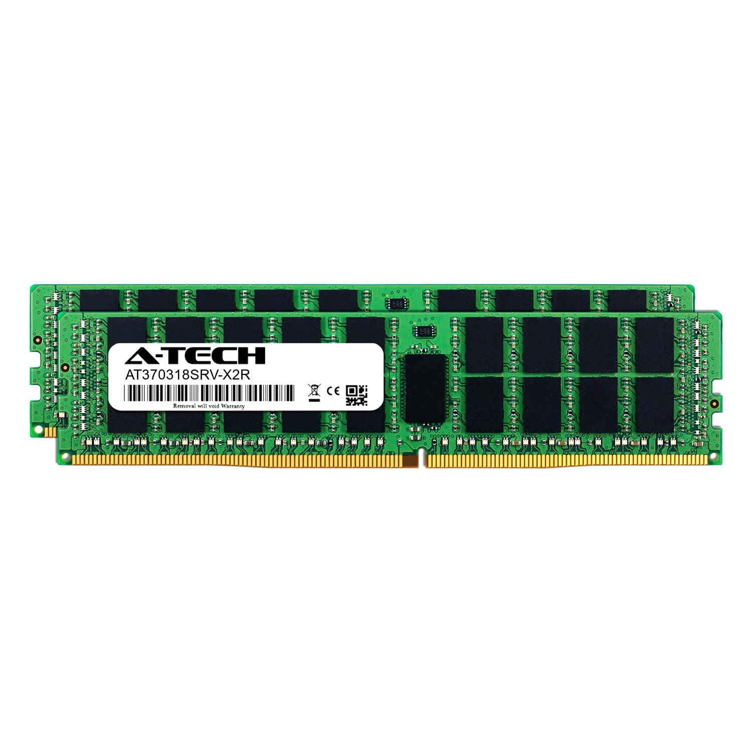 A-Tech 32GB Kit (2 x 16GB) for Intel HNS2600KP - DDR4 PC4-21300 2666Mhz ECC Registered RDIMM 2rx4 - Server Memory Ram (AT370318SRV-X2R4)