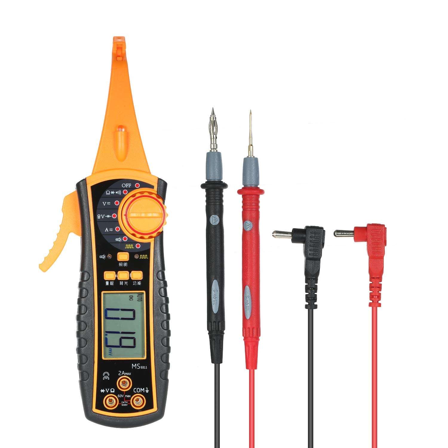 DS-Wang Multimeter Multi-Function Auto Circuit Detector Power Circuit Probe Kit Car Electric Circuit Voltage Tester Multimeter Car Diagnostics Tools