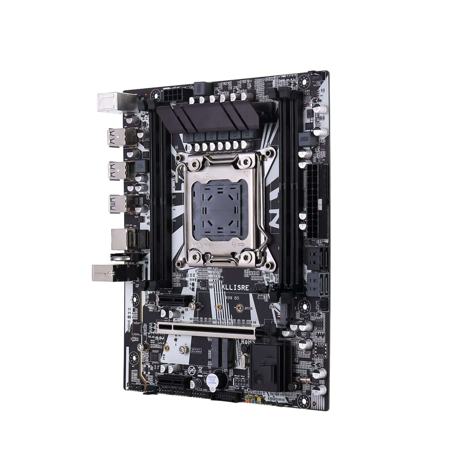 DISPRA Motherboard Gaming Fit for Kllisre X99 Motherboard Combo Kit Set XEON E5 2670 V3 LGA 2011-3 CPU 2pcs X 8GB =16GB 2666MHz DDR4 Memory, DISPRA9524
