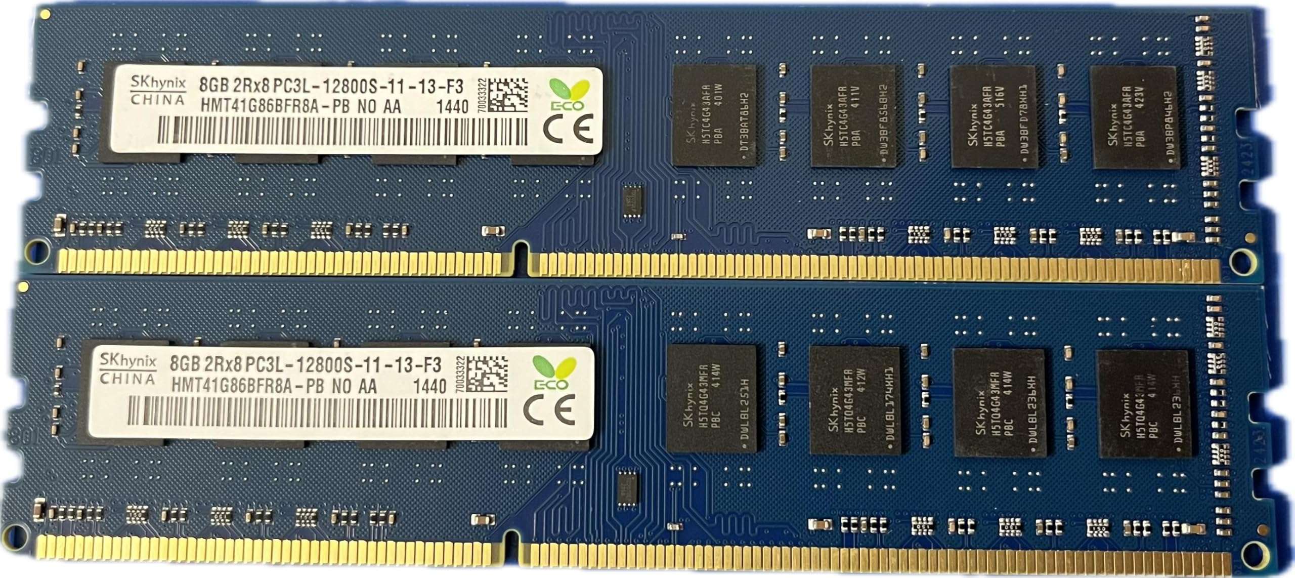 2x8GB 16GB Total 2Rx8 PC3L-12800S- HMT41G86BFR8A-PB NO AA|DDR3 Desktop Memory/RAM(OEM)