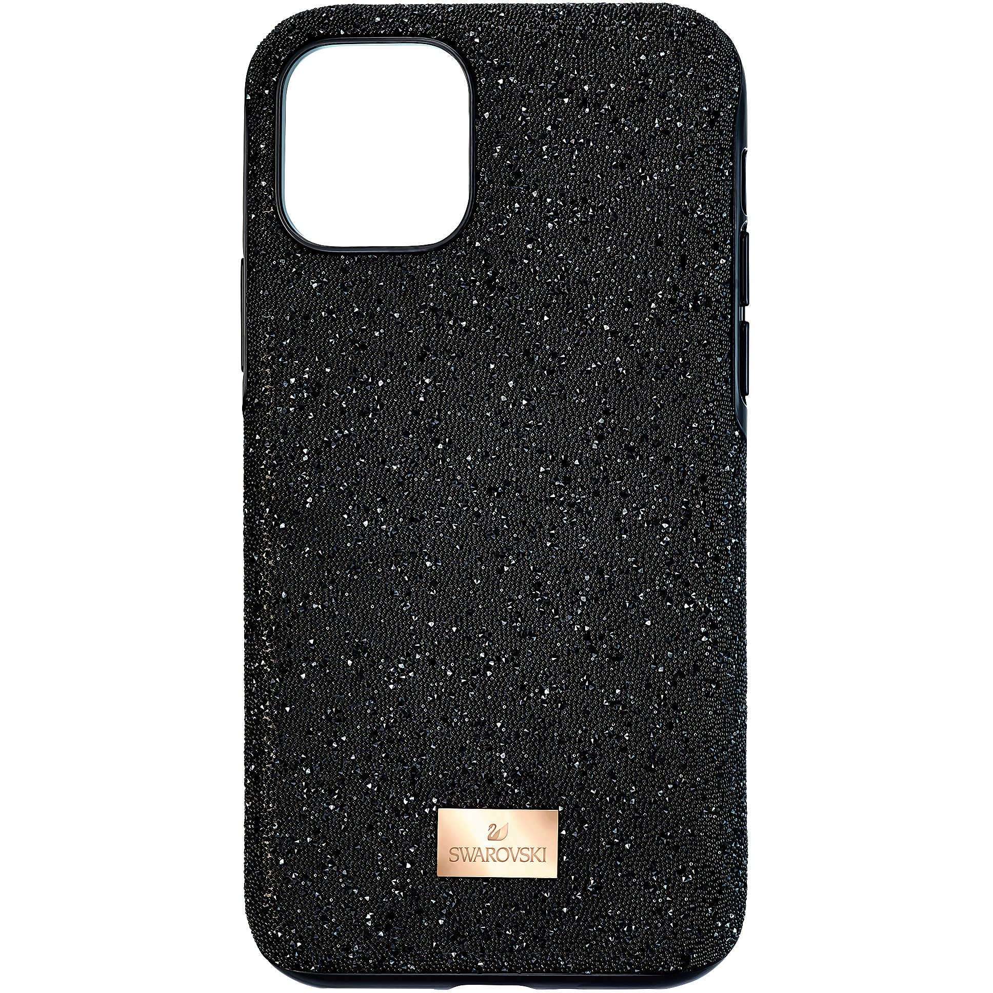 SWAROVSKI High Smartphone Case with Bumper, iPhone X/XS, Black Sparkle